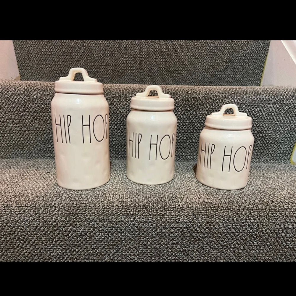 Rae Dunn Easter Canister Set HTF